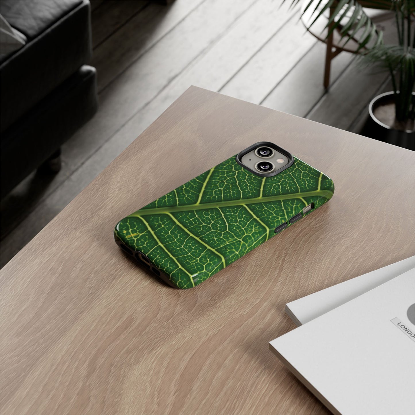[WW] Leaf Vein Stamped Phone Case