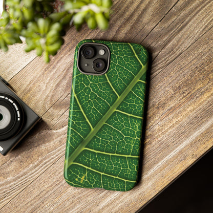 [WW] Leaf Vein Stamped Phone Case