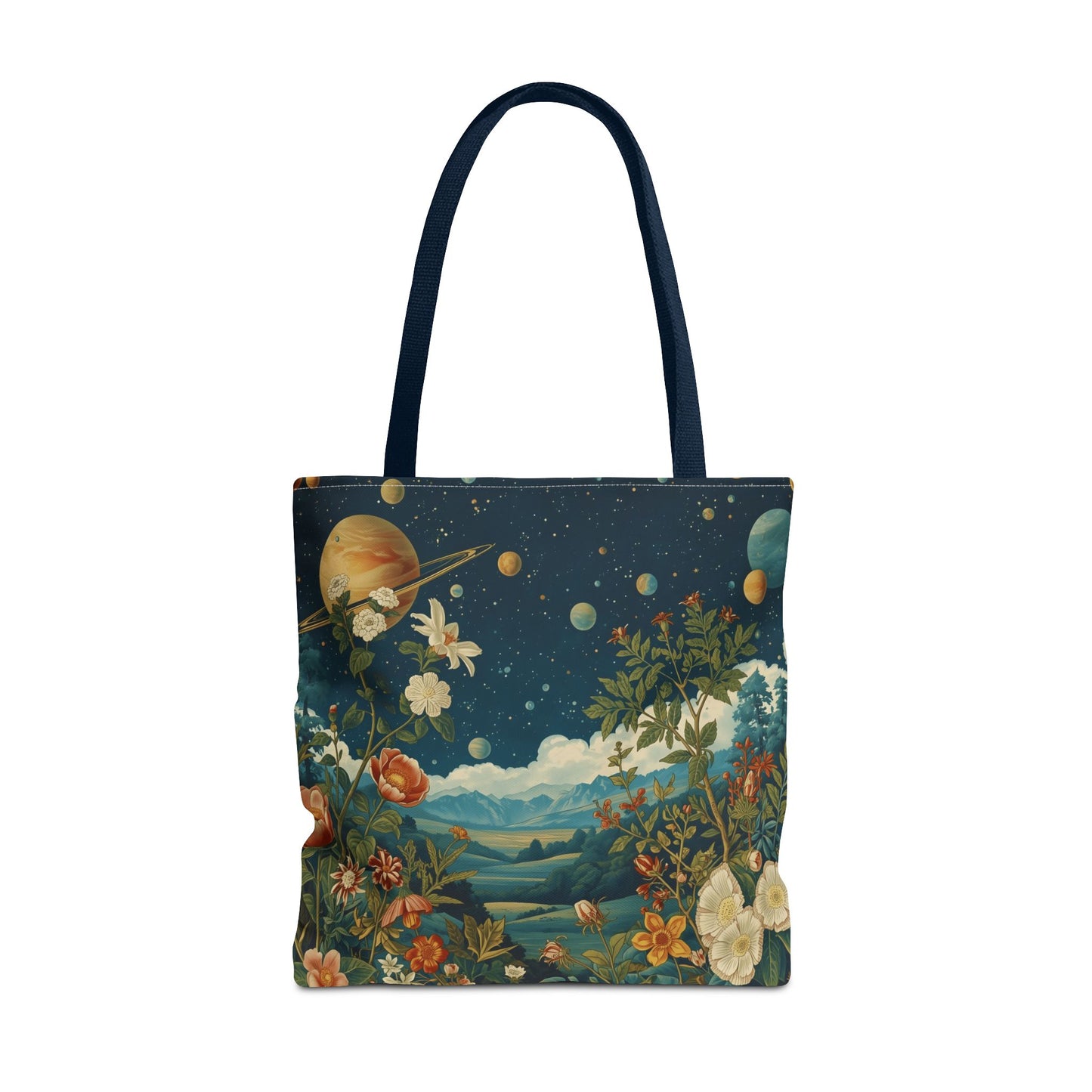 Garden of Planets Artistic Tote Bag