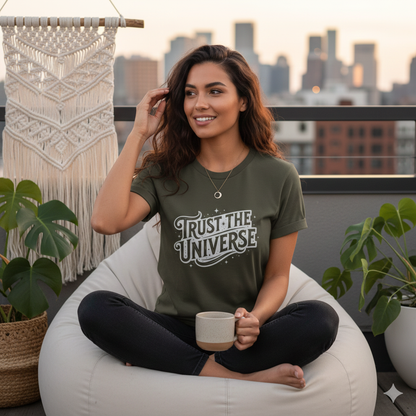 Trust the Universe Typography T-Shirt