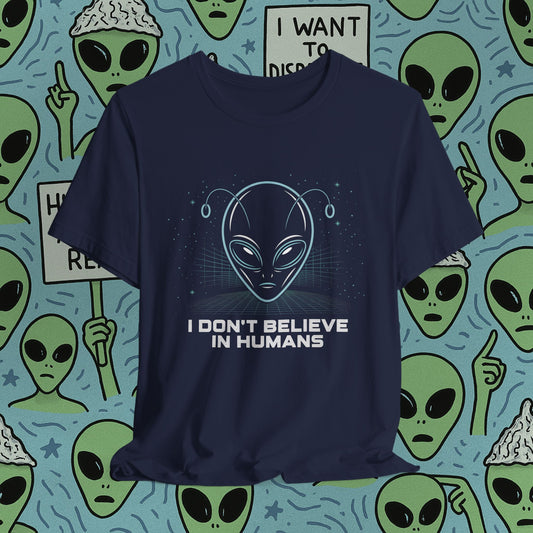 Skeptical Alien Parody T-Shirt