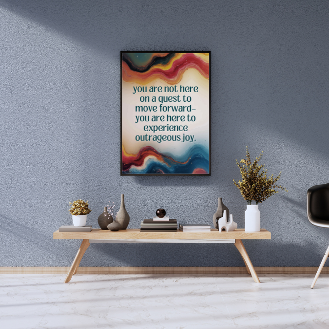 Outrageous Joy — Matte Poster