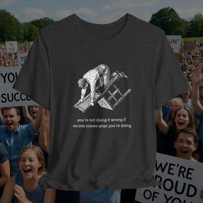 You're Not Doing It Wrong Funny Meme T-Shirt