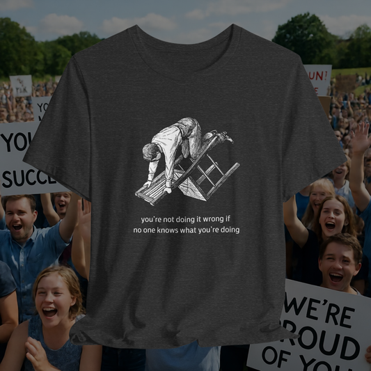 You're Not Doing It Wrong Funny Meme T-Shirt