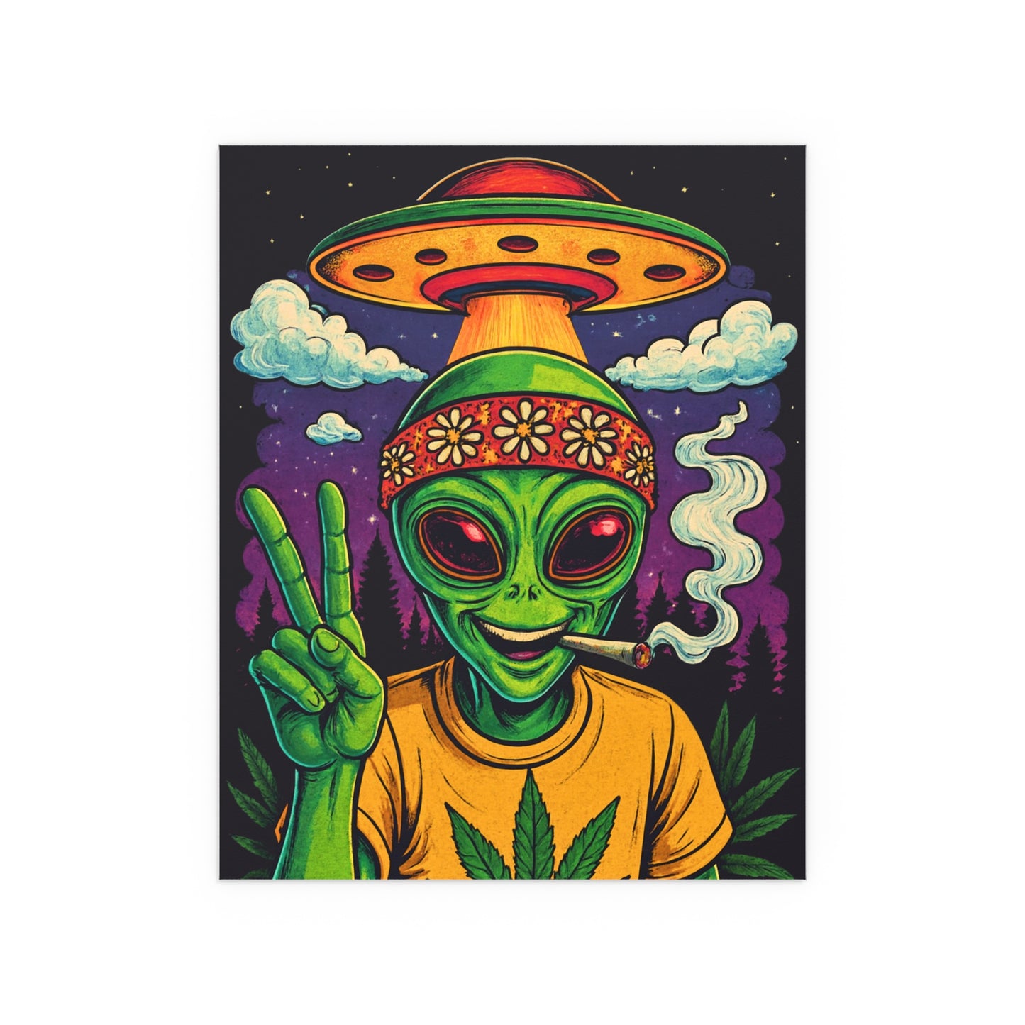Stoner Alien Poster