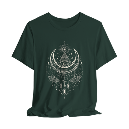 Sacred Geometry T-Shirt | Celestial Awakening