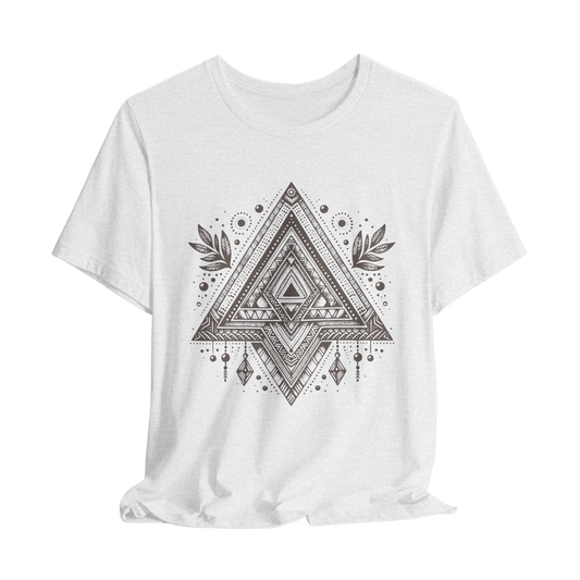 Sacred Geometry T-Shirt | Tribal Triangles