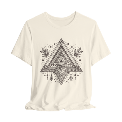 Sacred Geometry T-Shirt | Tribal Triangles