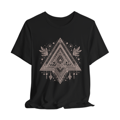 Sacred Geometry T-Shirt | Tribal Triangles