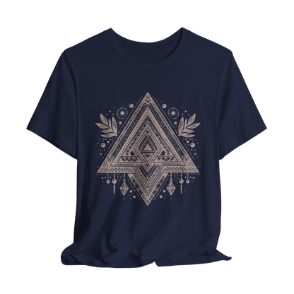 Sacred Geometry T-Shirt | Tribal Triangles