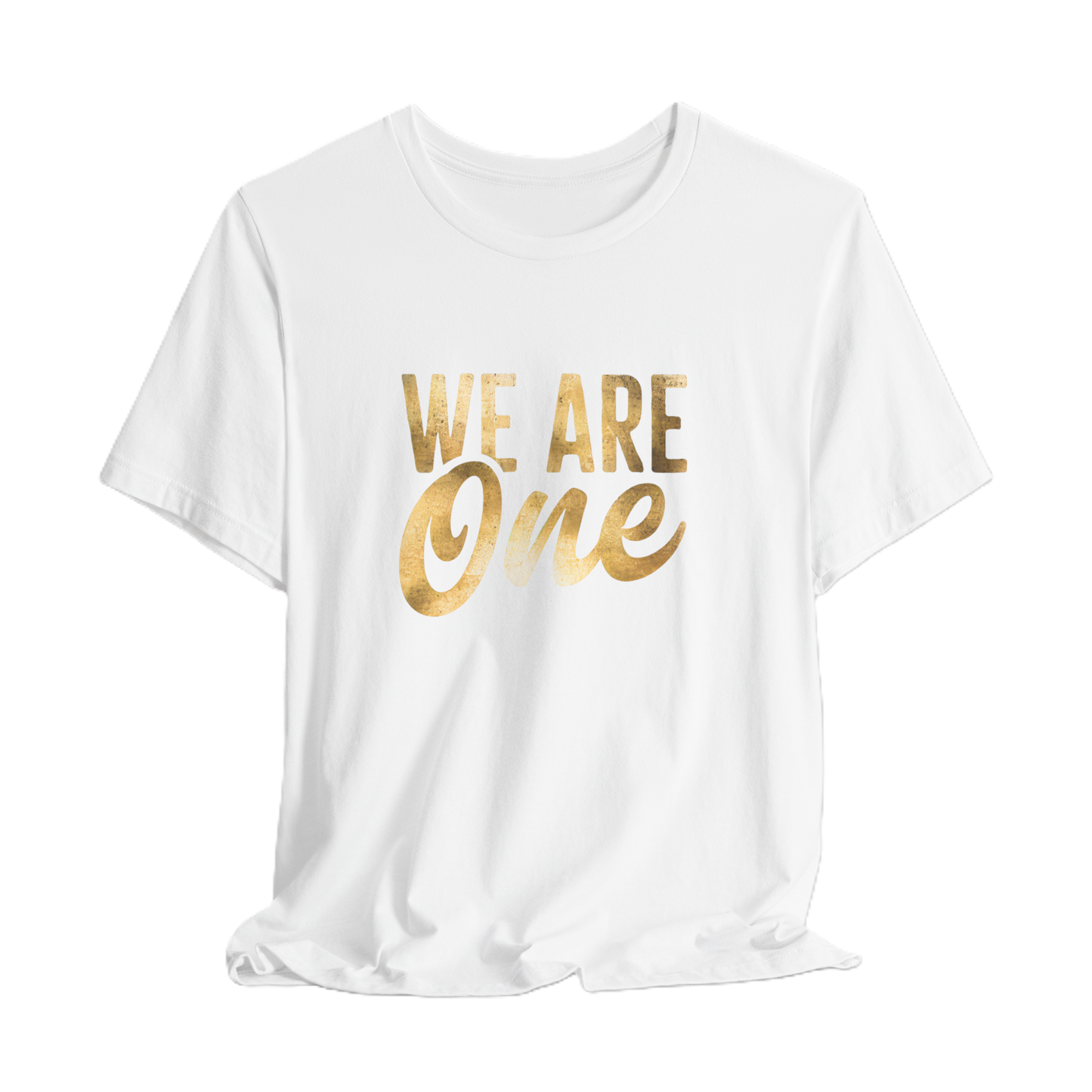 "We Are One" Law of One T-Shirt | Gold